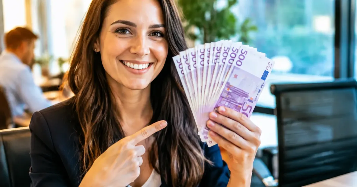 Dipendenti italiani ricevono assegno premio di duemilacinquecento euro in mano
